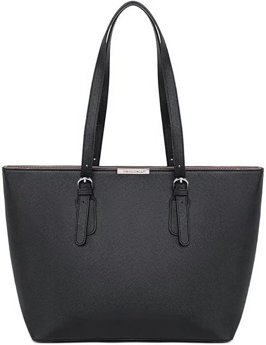Sac cabas David Jones pour femme en similicuir, grand format A4